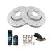 2004-2005 GMC Envoy XUV Front Brake Pad and Rotor and Wheel Hub Kit - TRQ BKA21838