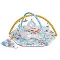 Kinderkraft SMARTPLAY SEA Baby Playmat, Educational Mat, Activity Play Gym, with Ajustable Fitness Frame, Playpen Function, Accessories, Hanging Rattle