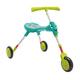 Scuttlebug 8555 3 Faltbares Rutsch-Dreirad für Kinder im Alter von 2-4 Jahren, Antennenlenker, Splodge Develop Balance und Koordination, XL Räder für super lustige Offroad-Abenteuer, grün und blau