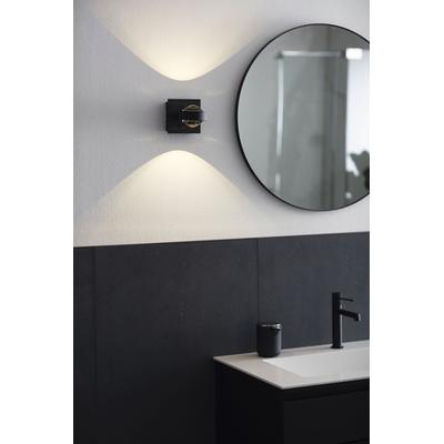 Außen-Wandleuchte "Lense", beige (sandschwarz), H: 16,50cm, SCHÖNER WOHNEN-KOLLEKTION, Lampen, 1x LED 7,5 Watt, 2700/ 3350/ 4000 Kelvin CCT-Steuerung,dimmbar Image
