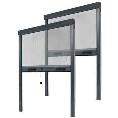 Angebot Insektenschutzrollo 2er Set - b 1000 x h 1600 mm - Aluminium - Anthrazitgrau ral 7016 Image