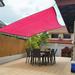 SDJMa Rectangle Sun Shade Sail Canopy 6 x 9 Patio Shade Cloth Outdoor Cover Sunshade Fabric Awning Shelter for Pergola Backyard Garden Carport