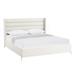 Raziel Upholstered Linen Platform Bed