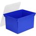 Storex Portable File Tote Letter/Legal Blue