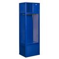 Hallowell Welded Sport Locker 24 W x 24 D x 74-3/4 H 717 Grand Slam Blue Open Front 1-wide Welded