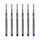 Monteverde Ballpoint Pen Refill Medium Point Blue Ink 6 Pack (S133BU)