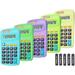 Basic Calculator Dual Power 8 Digit Desktop Calculator (5 Colors)