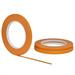 3 pack 1/4 .25 inch x 60yd (6mm x 55m) Thin STIKK Orange Painters Masking Tape