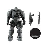 Warhammer 40k McFarlane Toys Space Marine Reiver with Grapnel Launcher Action Figure Set 4 Pieces