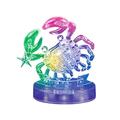Puzzles for Adults 3D Crystal Puzzle Jig-Saw Clear Twelve 12 Constellation Astrolog Flash Led Light