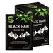 Black Hair Shampoo | 10 PCS Hair Dye for Men Women Black Color | Simple to Use Hair Dye Permanent Natural Ingredients Black Hair Dye Shampoo Great Choice for Woman and Man