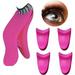 4Pcs False Eyelashes Applicator Tools for Wear Eyelashes Lashes Buddy Makeup Tools Lash Clip Eye Makeup Tools for Eyelashes Extension Lash Tweezers More Convenient to Wear Lashes