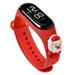 doll christmas watch cartoon watch doll led electronic digital watch silicone strap smart wristband st2 smart watch
