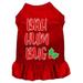 Mirage Pet 58-407 RDXL Bah Humbug Screen Print Dog Dress Red - Extra Large