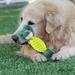 Dog Teething Toys Dental Chew Toy for Dogs Tpr Dog Plush Chew Toy Bite-Resistant Molar Chew Dog Toy Pet Plush Toy Squeak Interactive Dog Toy for Small and Medium-Sized Dogs