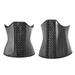 CLZOUD Women s Underwear Bra Rubber Material Women s Waist Trainer Corset Waist Belt Latex Support Chest Belt 25 Bone Rubber Corset Belt Steel Bone Extender Xxl