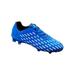 Sanviglor Men s Football Shoes Firm Ground Athletic Shoe Lace Up Soccer Cleats Running Breathable Lightweight Trainers Non-slip Training Blue 11