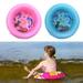 harmtty Baby Swimming Pool Round Shape Cartoon Pattern Foldable Thickened PVC Circle Water Toy Accessories 2 Rings Inflatable Kids Ball Pit Pool Baby Supplies Sky Blue Round