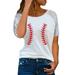 KI-8jcuD Womens Shirts Dressy Casual Womens Print Lace Short Sleeve Blouses O Neck T Shirt Dressy Casual Tops Womens Baseball Tee Cotton Long Sleeve T RedM