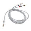 3.5mm to iliary Adapter Stereo Splitter Cable Y Cord for Speakers Tablet HDTV Player(3.3ft) White
