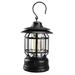Outdoor Camping Light Retro Campsite Lantern USB Rechargeable Night Light Emergency Lamp Stepless Dimming for Camping Hiking Tent Fishing