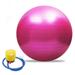 Ball Chair Yoga Ball Chair Exercise Ball Chair with Base for Home Office Desk Stability Ball & Balance Ball Seat to Relieve Back Pain Home Gym Workout Ball for Abs Pink Pinkï¼ŒG12819