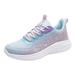 KaLI_store Flats Shoes Women Dressy Comfortable Walking Shoes Women Lightweight Breathable Sneakers for Women Non-Slip Fashion Casual Tennis Running Shoe Purple 7