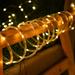 DONGPAI LED Rope Lights Battery Operated Waterproof Tube Lights 16.4Ft 50 LEDs 8 Modes Outdoor Fairy String Lights for Camping Party Garden Holiday Xmas Decoration