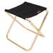 HOMEMAXS Folding Chair Portable Stool Aluminium Alloy Stool Stable Chair for Camping Outdoor Fishing Picnic (Black XL)