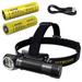 Combo: Nitecore HC35 Rechargeable LED Headlamp -2700Lm w/NL2150HPi and NL2140 Batteries +Eco-Sensa USB Charging Cord