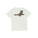 FLOW SOCIETY Short Sleeve T-Shirt: White Tops - Kids Boy's Size Small