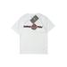 FLOW SOCIETY Short Sleeve T-Shirt: White Color Block Tops - Kids Boy's Size Small