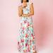 Anthropologie Dresses | Anthropologie X Hutch Faux Wrap 6p / Sm Pink Green Floral Silky Maxi Dress | Color: Green/Pink | Size: 6p