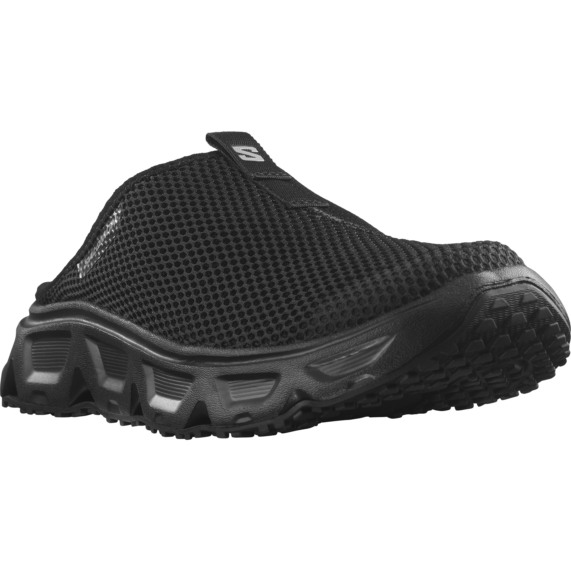 Badesandale SALOMON "REELAX SLIDE 6.0", Herren, Gr. 45, schwarz, Textil, Schuhe Clog, Erholungsschuhe, Topseller