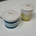 Anthropologie Kitchen | Nwot Anthropologie Ceramic Canister Set | Color: Blue/Yellow | Size: Os