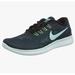 Nike Shoes | Nike Free Rn Womens Size 9 Black Blue Running Athletic Shoes Sneakers 831509 | Color: Black/Blue | Size: 9