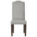 Fairfield Chair Lasso Side Chair Fabric in Brown | 41.25 H x 18.5 W x 24 D in | Wayfair 8857-05_3162 08_Walnut