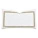 Eastern Accents Sussex by Barclay Butera Metallic Border Bed Sham 100% Linen | 21 H x 37 W x 6 D in | Wayfair 7FB-BB-KSH-49