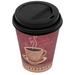 Nicole Fantini Collection Poly-Paper Hot/Cold Cups w/ Black Plastic Dome Lids (50) in Black/Red | 3.5 W x 3.5 D in | Wayfair CU161-BLD-50