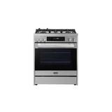 Robam 30" 5 cu.ft. Freestanding Natural Gas, Glass in Black/Gray/White | 37.75 H x 30 W x 25 D in | Wayfair ROBAM-7GG10