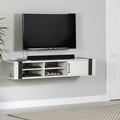 South Shore Munich Floating TV Stand for TVs up to 65" Wood in Brown | Wayfair 15527