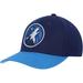 Men's Mitchell & Ness Navy/Blue Minnesota Timberwolves MVP Team Two-Tone 2.0 Stretch-Snapback Hat