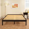 Ebern Designs Eimuntas 14 inch Platform Bed, No Squeak Bed Frame, No Box Spring Needed, Sturdy Bed Frame Wood in Brown | Wayfair