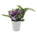 Primrue 10" Artificial Hydrangea Plant in Pot Polyester | 10 H x 8 W x 6 D in | Wayfair A67E5D8693F34C839C2923BDB61E0177