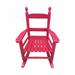 Harriet Bee Guinto Rocking Chair Wood in Pink | 23.23 H x 18.9 W x 14.17 D in | Wayfair 324165D9852C4D7FA8F55B0888FF0B5A