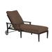 Woodard Andover 84" Long Reclining Single Chaise Lounge w/ Cushion Metal in Gray | Outdoor Furniture | Wayfair 51M470-72-06N