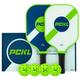 PCKL Starter Series Premium Pickleball 2 Paddle and 4 Ball Set | USA Pickleball Approved | Fiberglass Face with Large Sweet Spot | Honeycomb Core