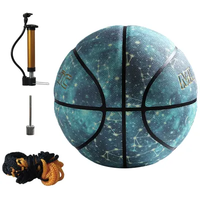 Basket-ball de coulée holographique avec 12 constellations pour garçons ballon lumineux veilleuse