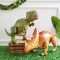 Grand ballon à feuille de dinosaure en forme d'animaux de la Jungle 4D décorations de fête