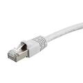 Monoprice Cat6A Ethernet-Patchkabel – Snagless, RJ45, 550 MHz, STP, 10 G, 26 AWG, 30 m, Weiß – Fullboot Serie
